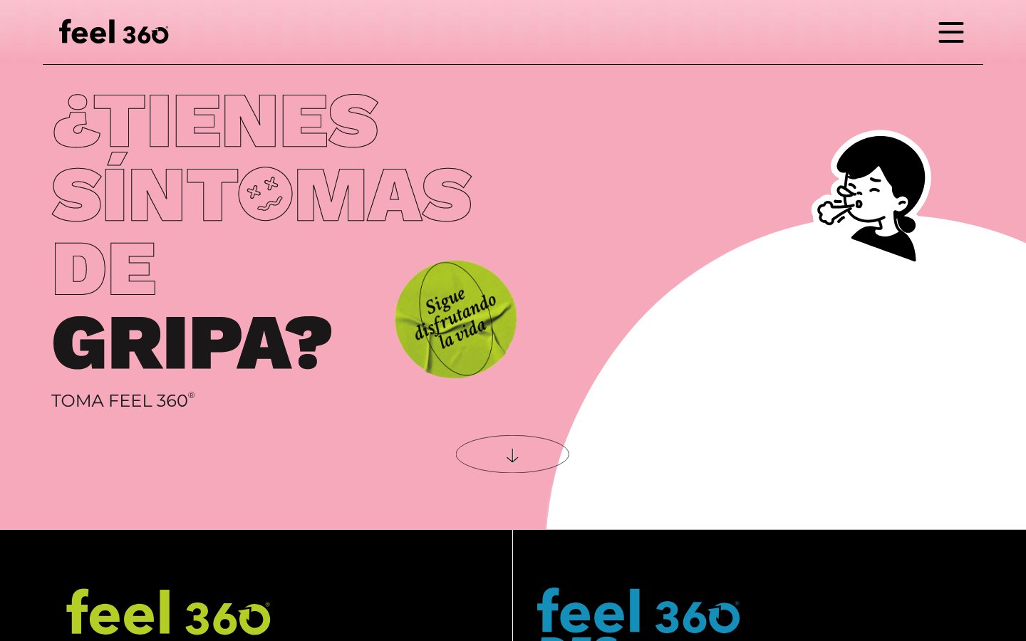 Landing page wellness: diseño disruptivo para suplemento digestivo — desktop
