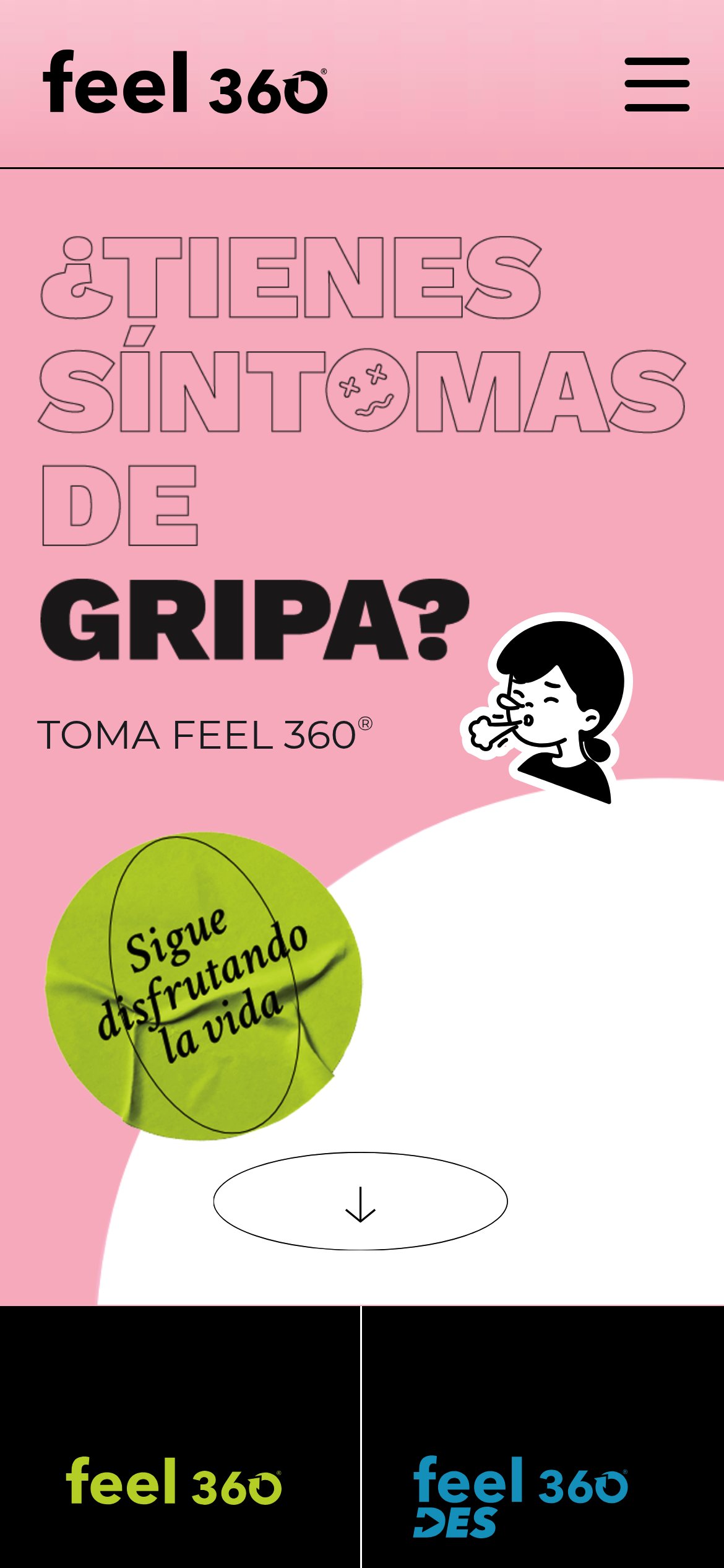 Landing page wellness: diseño disruptivo para suplemento digestivo — móvil